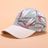 Hats - 2020 New Fashion Baseball Caps Women's Hats With Flower Embroidery Cap Spring Summer Visor Adjustable Girl's Snapback Cap