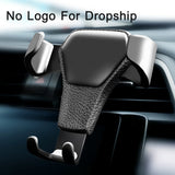Holders - Gravity Car Holder For Phone Air Vent Clip Mount Mobile Cell Stand Smartphone GPS Support For iPhone 11 XS X XR 7 Xiaomi