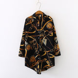 Women Shirt - Plus size Fashion casual over sized Women Blouses 2020 Spring chiffon Blouse three quarter sleeve Loose Tops Shirts Blouses