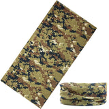 Scarves - 2020 New Multi Functional Headband Ring Neck Scarf Camouflage Leaves Seamless Tubular Magic Face Scarf