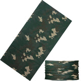 Scarves - 2020 New Multi Functional Headband Ring Neck Scarf Camouflage Leaves Seamless Tubular Magic Face Scarf