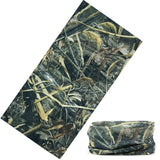 Scarves - 2020 New Multi Functional Headband Ring Neck Scarf Camouflage Leaves Seamless Tubular Magic Face Scarf