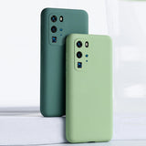 Back Cover - Samsung Galaxy S20 Ultra S20 Plus Note 20 Case Liquid Silicone Rubber Skin Feel Soft Cover Camera Protect Shockproof